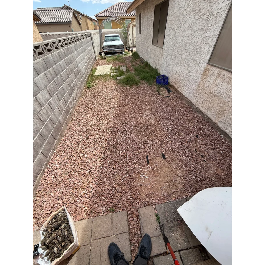 After. Heather yard, Las Vegas