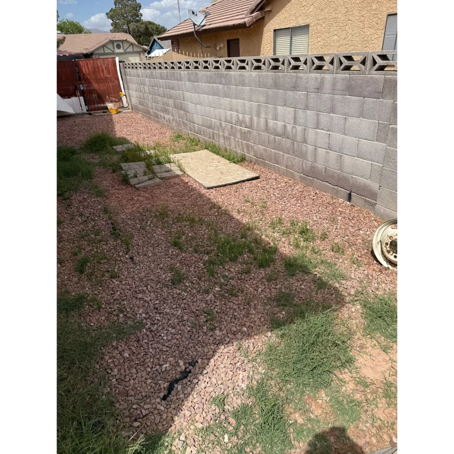 After. Heather yard, Las Vegas