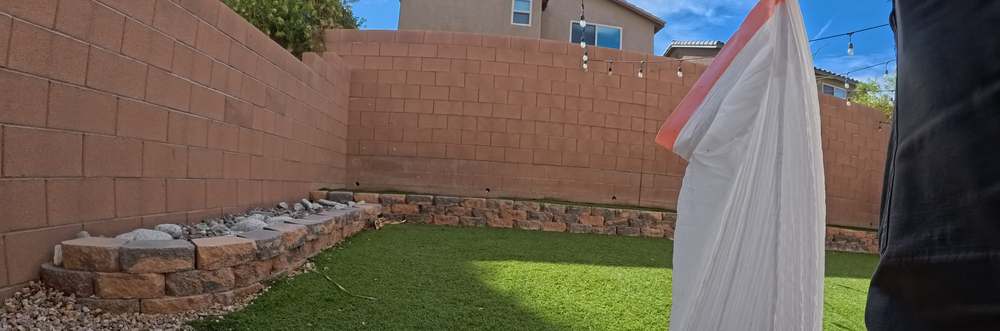 Clean Las Vegas yard after a Poop Scoop Dude visit