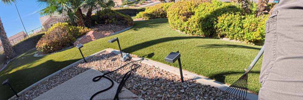 Clean Las Vegas yard after a Poop Scoop Dude visit