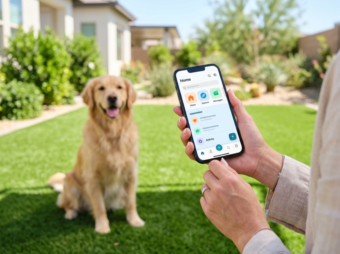 Get an instant dog poop pickup quote on your phone in Las Vegas
