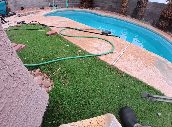 Clean Las Vegas yard after a Poop Scoop Dude visit